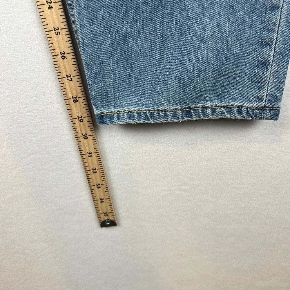 Levis 505 Jeans Mens 40x30 Regular Fit Light Wash Denim Pants‎ Classic